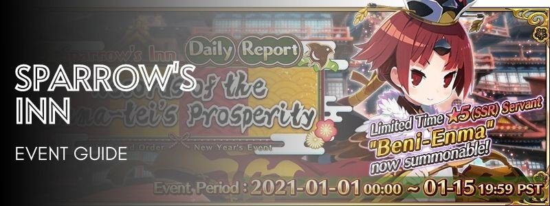 Sparrow S Inn Daily Report Event Guide Fate Grand Order Guides And Info Kscopedia By Lord Ashura Sparrow S Inn Daily Report Event Guide Fate Grand Order Guides And Info Kscopedia By Lord Ashura